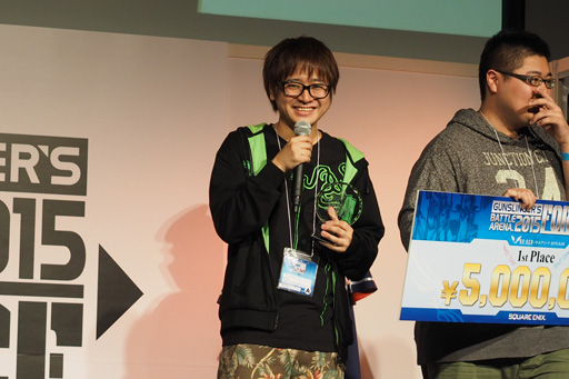 画像ギャラリー No.026のサムネイル画像 / 賞金総額は1000万円!「ガンスリンガー ストラトス2」のVer.1.40情報も発表された公式大会「GUNSLINGER’S BATTLE ARENA -Force-」をレポート