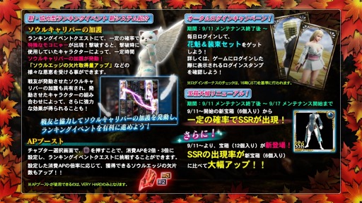 ������#022�Υ���ͥ���/��SOULCALIBUR Lost Swords�׶��Ϸ���󥭥󥰥��٥�ȼ»ܡ���Ȣ��쿷