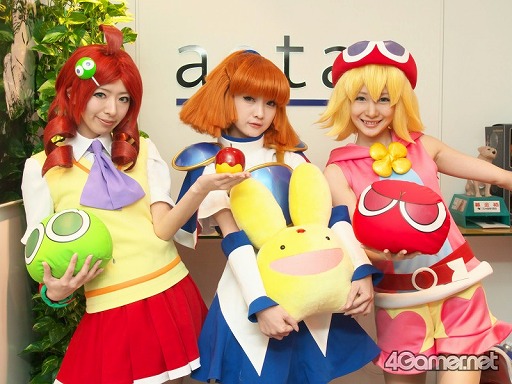 画像集#001のサムネイル/「ぷよぷよテトリス」の対戦の魅力を伝えるべく,アルル,アミティ,りんごの3人が,4Gamer編集部にやって来た! 記事掲載を賭けた勝負の行方は……?