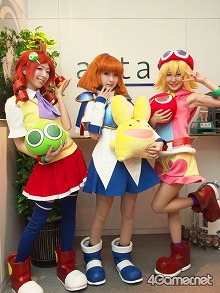 画像集#009のサムネイル/「ぷよぷよテトリス」の対戦の魅力を伝えるべく,アルル,アミティ,りんごの3人が,4Gamer編集部にやって来た! 記事掲載を賭けた勝負の行方は……?