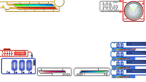 画像ギャラリー No.004のサムネイル画像 / PS3版「機動戦士ガンダム EXTREME VS. FULL BOOST」,初回特典としてプラモデルの「ランナー」をイメージした新たなゲージデザインを追加