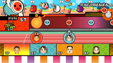 画像集#015のサムネイル/「太鼓の達人　Wii Uば〜じょん！」が11月21日に発売決定。Wii U GamePad単体でのプレイに対応し，最大4人で演奏を楽しめる