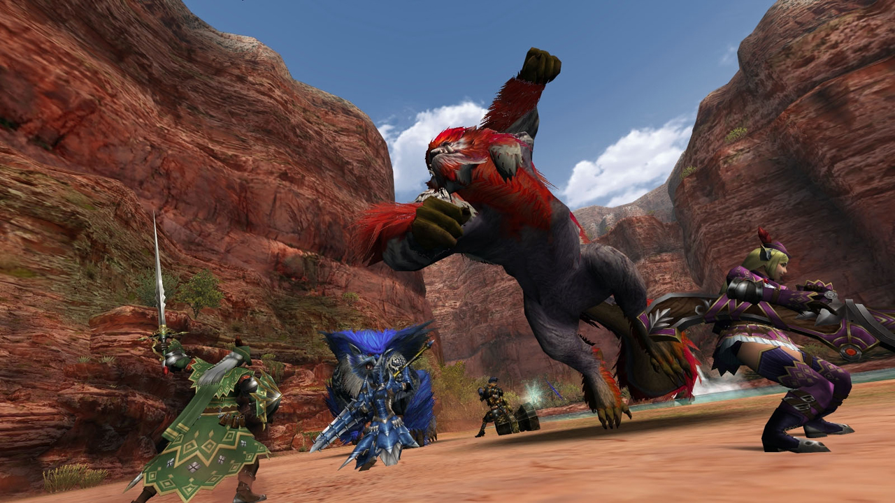 画像集 017 Tgs 2013 Ps Vitaに モンスターハンター フロンティアg が登場 2014年にサービス開始 Ps3版プレイヤーと遊べるワールドも用意