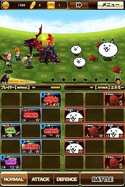 画像ギャラリー No.004のサムネイル画像 / 「モンスタータクト」,にゃんこ大戦争とのコラボレーションがスタート