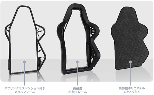 画像ギャラリー No.004のサムネイル画像 / DXRacerがゲーマー向けチェア「AIR」シリーズを発売。座面や背もたれにメッシュ素材を採用する