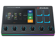 AVerMedia，タッチディスプレイ搭載のオーディオミキサー「AX310」と実況配信者向けマイク「AM330」を発売