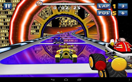 画像ギャラリー No.004のサムネイル画像 / Android版「ソニック&セガオールスターズ レーシング」が配信。ソニックとセガ歴代キャラが対決