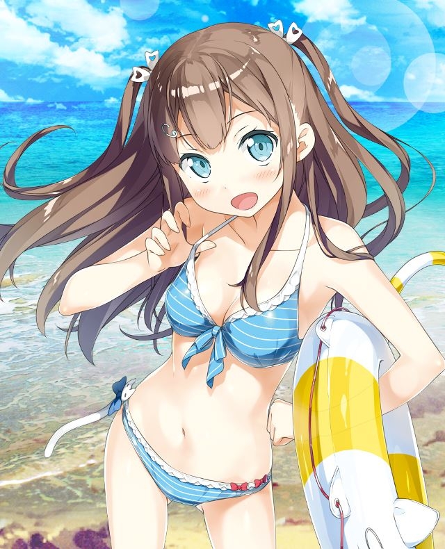 画像集 005 アンジュ ヴィエルジュ 最新水着イラストを公開 夏バージョンのcmも