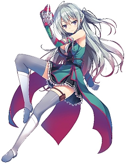 画像ギャラリー No.005のサムネイル画像 / 「アンジュ・ヴィエルジュ 〜ガールズバトル〜」，アニメに登場した「ナイア」と「アインス」が追加