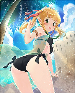 画像ギャラリー No.006のサムネイル画像 / 「アンジュ・ヴィエルジュ」，水着姿のレボ部メンバーが登場する「レイド版！レボ×エボ 夏の大撮影会」が開催