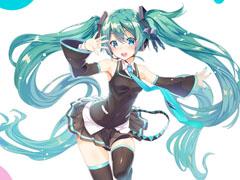 「アンジュ・ヴィエルジュ」と初音ミクのコラボが決定。幕張メッセにて限定ステッカーを配布中