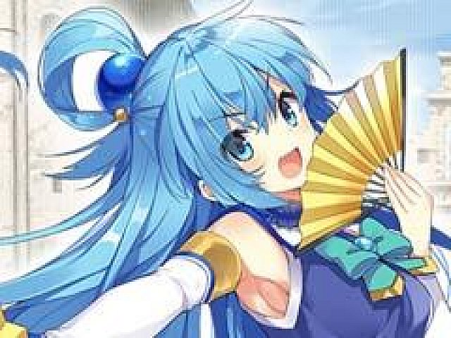 アンジュ ヴィエルジュ ガールズバトル が アニメ このすば2 とコラボ 三嶋くろね氏描き下ろしのアクアが登場