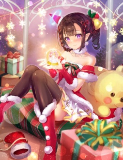 画像ギャラリー No.003のサムネイル画像 / 「アンジュ・ヴィエルジュ 〜ガールズバトル〜」でクリスマスイベントがスタート。サンタコスチュームをまとった5名のビジュアルを掲載