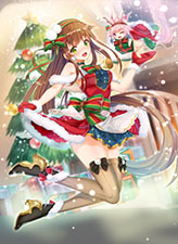 画像ギャラリー No.012のサムネイル画像 / 「アンジュ・ヴィエルジュ 〜ガールズバトル〜」でクリスマスイベントがスタート。サンタコスチュームをまとった5名のビジュアルを掲載