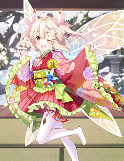 画像ギャラリー No.004のサムネイル画像 / 「アンジュ・ヴィエルジュ」,和服姿のプログレスが獲得できる,イベント“ハッピーニューライブ!”が開催