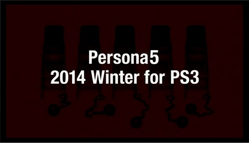 画像集#009のサムネイル/【速報】シリーズ最新作「ペルソナ5」発表。PS3向けに2014年冬発売予定