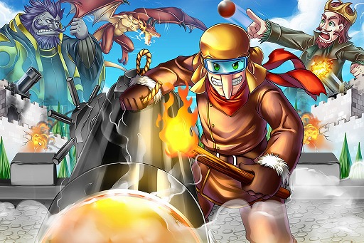画像ギャラリー No.001のサムネイル画像 / スイス産のiOS向けアプリ「Cannon Crasha」，AppStoreにて配信中