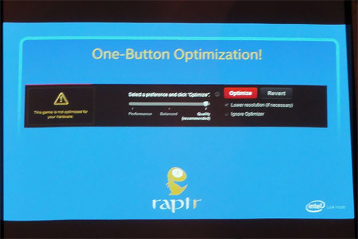 ���������꡼ No.007�Υ���ͥ������ / ��GDC 2015��Intel��Raptr�١����Υ�����ץ쥤�Ķ��ٱ�ġ����ȯɽ���ǥ����ȥå���Broadwell�˴ؤ������⾯�����餫��