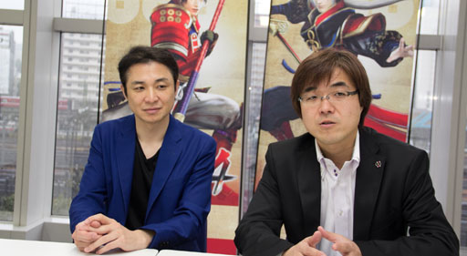 画像集#013のサムネイル/「戦国無双4」発売記念インタビュー。10周年記念タイトルとして制作されたナンバリング第4作にはどんな思いが込められているのか,鯉沼久史氏と三枝 修氏に聞いてみた