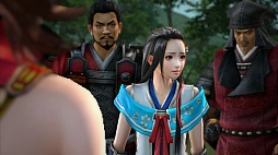 画像集#028のサムネイル/「戦国無双4」のレビューを掲載。新モードの「流浪演武」で,プレイヤーと武将の距離がより近くなる