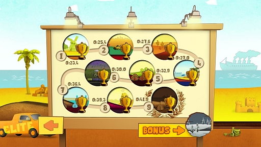 画像ギャラリー No.003のサムネイル画像 / シンプル操作で疾走感もバツグン！　iOS向け2Dレーシングゲーム「モトクロスエリート」を紹介する「（ほぼ）日刊スマホゲーム通信」第373回