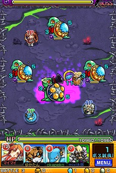 画像ギャラリー No.008のサムネイル画像 / ターゲットは「中二」? スマホなのにアドホック通信主体という,異端のひっぱりハンティングRPG「モンスターストライク」は共闘ゲームの新機軸になれるか