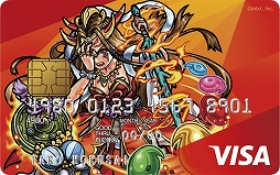 画像ギャラリー No.002のサムネイル画像 / 「モンスト」仕様のVISAカードが登場。2000枚限定で特別デザインも