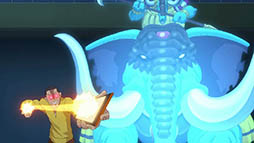 画像ギャラリー No.005のサムネイル画像 / アニメ「モンスターストライク」第5話が配信開始。作中に隠された解放の呪文のヒントを紹介