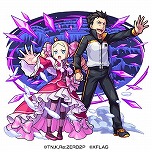 画像集#009のサムネイル/「モンスターストライク」と「リゼロ」のコラボが10月4日0：00にスタート。獣神化が可能なエミリア，レム，ラムなどのコラボキャラが登場