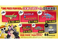 �ǲ��ONE PIECE FILM RED�פ���󥹥ȡ��ѥ��ɥ顤����֥�ȥ���ܡ�8��20�����缡�»ܤ�