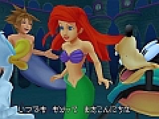 ソラ(人魚)＆アリエル- キングダムハーツ シリーズ2 アクション
