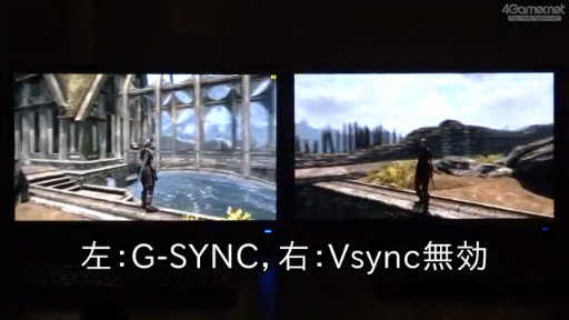Skyrim100fpsĶ顧G-SYNC vs. Vsync̵