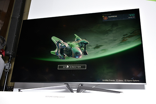 画像集#003のサムネイル/［COMPUTEX］NVIDIAの大画面液晶ディスプレイ「BFGD」は今夏の終わり頃に発売。ゲーマー向けGeForce新製品は「必ず出す」とHuang氏