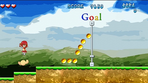 画像ギャラリー No.004のサムネイル画像 / キュートなリンゴさんの大冒険活劇!? スマホ向けジャンプアクション「リンゴさんのジャンプアクション」を紹介する「(ほぼ)日刊スマホゲーム通信」第384回