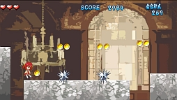 画像ギャラリー No.006のサムネイル画像 / キュートなリンゴさんの大冒険活劇!? スマホ向けジャンプアクション「リンゴさんのジャンプアクション」を紹介する「(ほぼ)日刊スマホゲーム通信」第384回