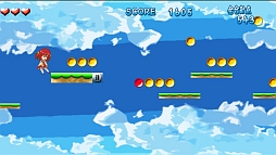 画像ギャラリー No.007のサムネイル画像 / キュートなリンゴさんの大冒険活劇!? スマホ向けジャンプアクション「リンゴさんのジャンプアクション」を紹介する「(ほぼ)日刊スマホゲーム通信」第384回