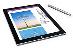 ���������꡼ No.006�Υ���ͥ������ / Microsoft���������֥�åȡ�Surface 3�פ�5��5�������Ƥ�ȯ�䡣������1920��1280�ɥåȤαվ��ѥͥ����ѡ����SoC�ϡ�Atom x7�פ�
