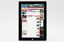 画像ギャラリー No.007のサムネイル画像 / 「Surface 3」レビュー。新型Atom+LTE通信機能搭載のWindowsタブレットは優秀な「どこでもブラウザゲームマシン」