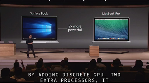 画像集 No.013のサムネイル画像 / Microsoftの隠し球は2-in-1 PC「Surface Book」！ キーボードドック側に“外付けGeForce”を搭載できる仕様で1499ドルから