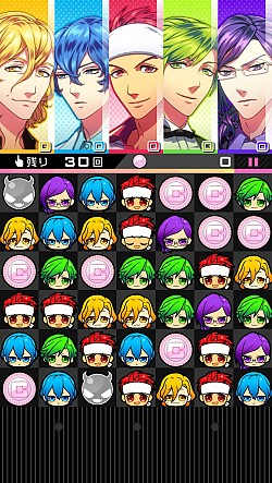 画像ギャラリー No.008のサムネイル画像 / 女性向けのパズルゲーム「イケメンまみれ」がauスマートパスで配信開始