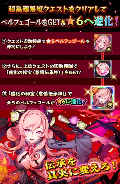 画像ギャラリー No.005のサムネイル画像 / 「フルボッコヒーローズX」に伝承シリーズ第3弾クエスト「怠惰の伝承」が登場