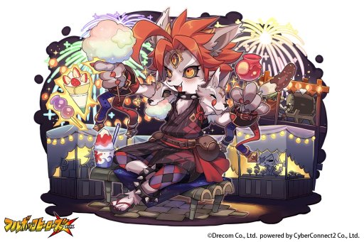 画像ギャラリー No.006のサムネイル画像 / 「フルボッコヒーローズX」,レアガチャ「星も零れる大宴祭」開催。浴衣Ver.の限定ヒーローが登場