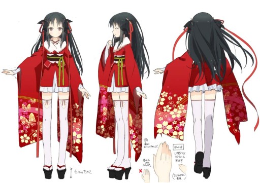 画像集#002のサムネイル/「機巧少女は傷つかない Facing “Burnt Red”」,赤い振袖姿の「夜々」が期間限定で登場