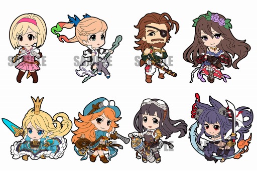 画像ギャラリー No.004のサムネイル画像 / 「グランブルーファンタジー」のキャラがラバーストラップになって2016年4月に登場