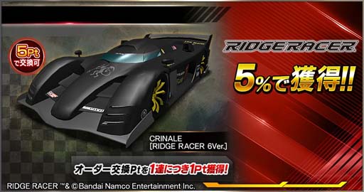 画像ギャラリー No.012のサムネイル画像 / 「ドリフトスピリッツ」×「リッジレーサー」コラボ第1弾,“周回レースイベント”開催中