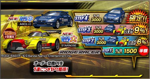 画像ギャラリー No.013のサムネイル画像 / 「ドリフトスピリッツ」×「リッジレーサー」コラボ第1弾,“周回レースイベント”開催中