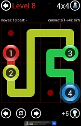 画像ギャラリー No.005のサムネイル画像 / テンポの良さが爽快感の秘訣。スマートフォン向けパズルゲーム「Connect-All」を紹介する「（ほぼ）日刊スマホゲーム通信」第403回