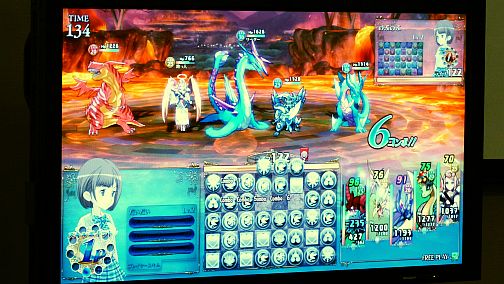 画像ギャラリー No.008のサムネイル画像 / 「パズドラ バトルトーナメント」のオペレーター向け内覧会が開催。ガンホー森下社長とスクウェア・エニックス松田社長が遊びやすさをアピール