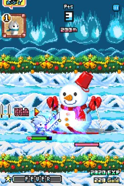 画像ギャラリー No.002のサムネイル画像 / 「LINE らんらん勇者」クリスマスダンジョンに挑戦して限定なかまを入手しよう