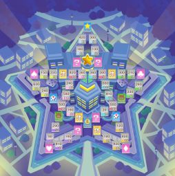 画像集#002のサムネイル/「いただきストリート for au」に夜の町と星をイメージした新マップが登場